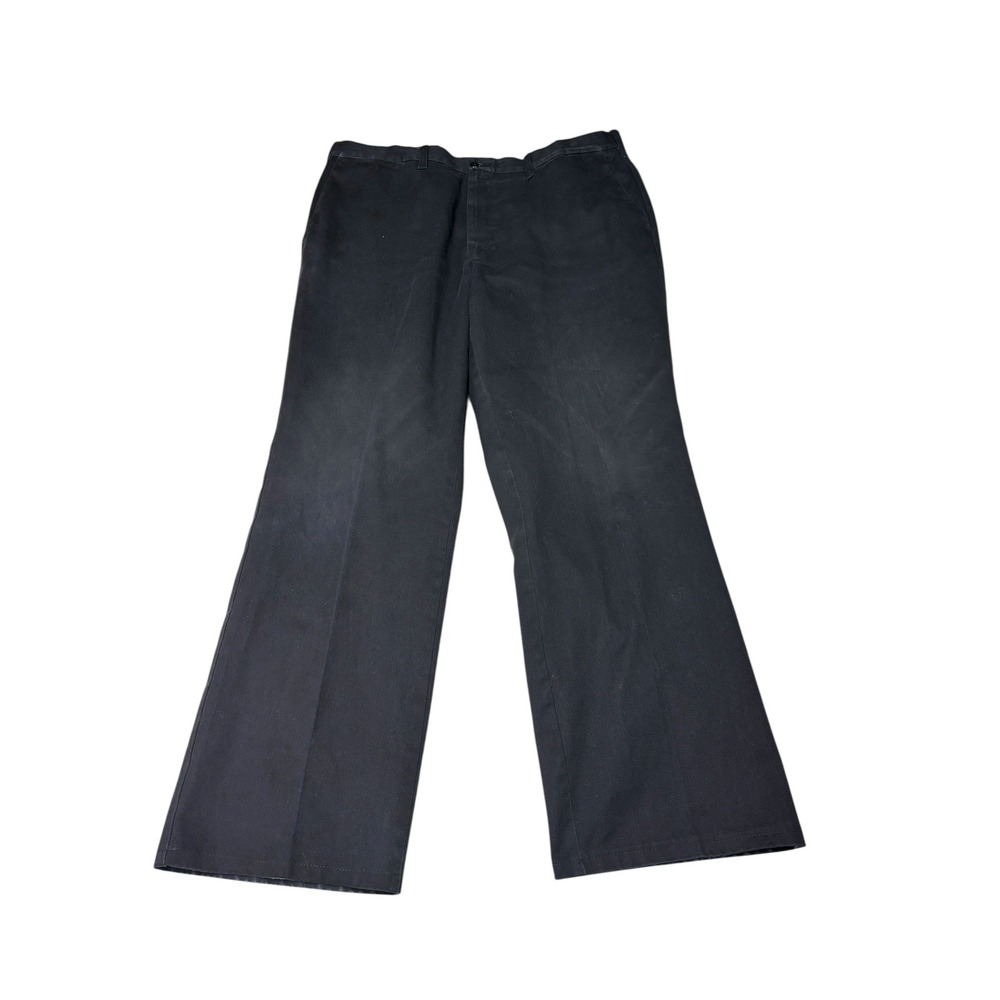 Vintage Big Mac Workwear Pants Mens 40x32 Black‎ Talon Zipper Twill Chinos